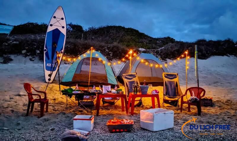 Trải nghiệm camping, picnic tại bãi biển Non Nước Đà Nẵng