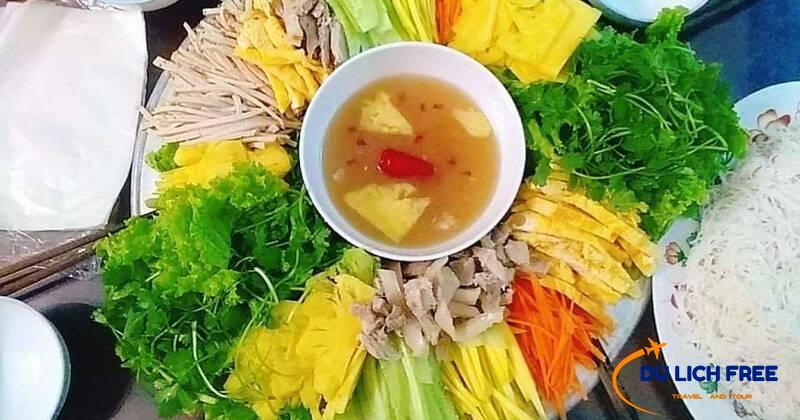 Nguyên liệu làm phở cuốn Hà Nội