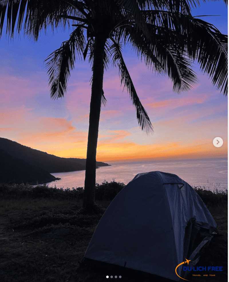 Camping tại bãi Rạng Sơn Trà