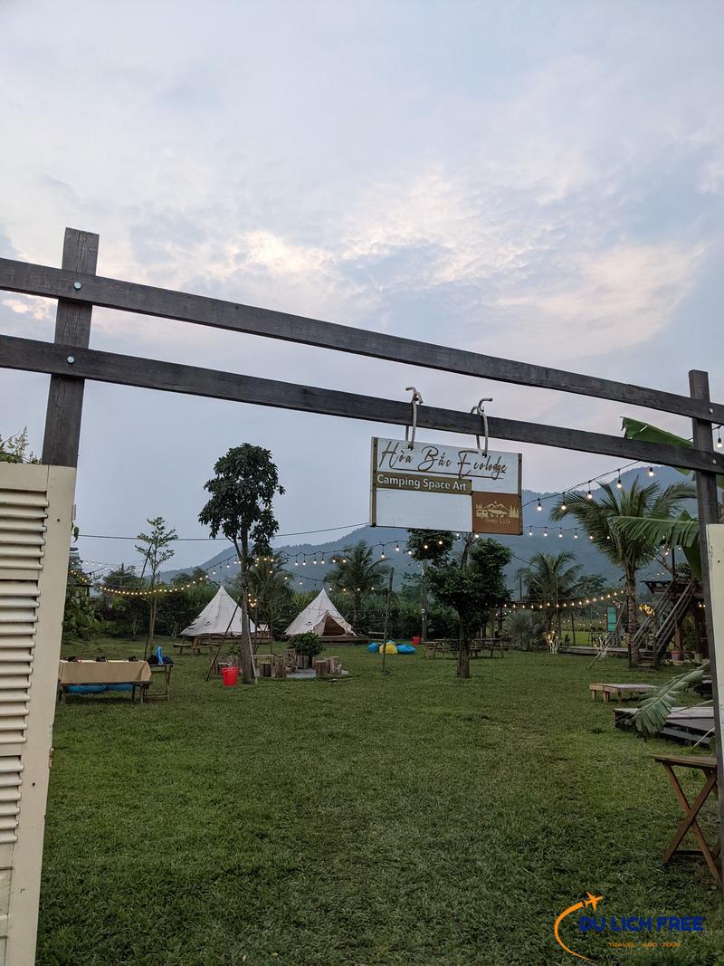 Tổ chức Camping cùng bạn bè và người thân tại Hòa Bắc Ecolodge