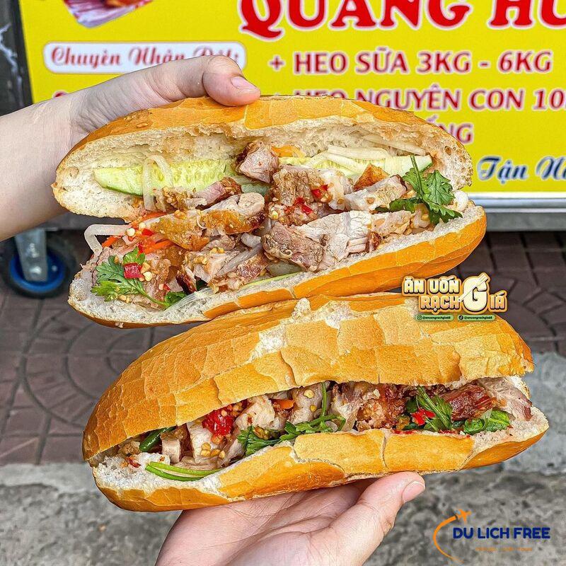 bánh mì heo quay ngon nức tiếng ở Đà Nẵng